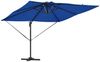 Sonnenschirm, Terrassenschirm mit LED-Lichtleisten Azure Blau 286 x 284 x 270 cm Bild 5