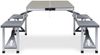 vidaXL Klappbarer Campingtisch mit 4 Sitzen Stahl Aluminium 47686 Bild 2