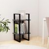 vidaXL Bücherregal 2 Böden Grau 40x30x70 cm Massivholz Kiefer 806414 Bild 3