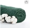 leevitex® Saunatuch Frottee XXL, (1-St), 80 x 200 cm, extra groß & saugfähig, Dunkelgrün/Tannengrün Bild 4