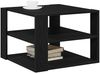 vidaXL Couchtisch Schwarze Eiche 58 x 58 x 40 cm Holzwerkstoff 862608 Bild 3