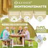 KESSER® PVC Sichtschutzmatte Sichtschutzzaun Balkonverkleidung Windschutz verstärkte Lamellen für Garten Balkon & Terrasse Balkonumrandung inkl Kabelbindern, Abdeckung & Handschuhe 120 x 300 cm, Bambus Bild 2