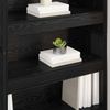 vidaXL Bücherregal 2 pcs Schwarz Eichen-Optik 80 x 30 x 155 cm 3403004 Bild 4
