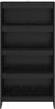 vidaXL Bücherregal 2 pcs Schwarz Eichen-Optik 80 x 30 x 155 cm 3403004 Bild 5
