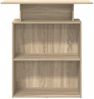 vidaXL Empfangstresen Sonoma-Eiche 100 x 40 x 104 cm Holzwerkstoff 859053 Bild 5
