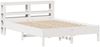 vidaXL Massivholzbett ohne Matratze Weiß 135x190 cm Kiefernholz 3306163 Bild 3