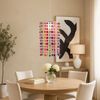 Hängeleuchte, Kristalle, bunt, Durchmesser 22,5 cm Bild 5