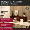 Paulmann 967. 92 URail LED Pendel Hildor 850lm 15W 3000K dimmbar 230V Schwarz matt Bild 2