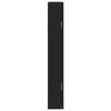 vidaXL Spiegel-Schmuckschrank mit LED-Beleuchtung Wandmontage Schwarz 353230 Bild 5