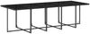 vidaXL 15-tlg. Garten-Essgruppe mit Kissen Schwarz Poly Rattan 3210870 Bild 4