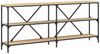 vidaXL Konsolentisch Sonoma-Eiche 180x30x75 cm Holzwerkstoff und Eisen 832854 Bild 2