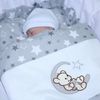 Primawela Babybettwäsche Kinderwagenset Baby Bettwäsche für Kinderwagen Bezüge Decke Kissen, 2 teilig Bild 2