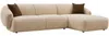 Vente-unique - MIBASTO Sofa StoffStoff Beige - B 171 cm x H 77 cm x L 317 cm Bild 3