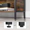 Vasagle 'LBC023B01' Standregal mit 4 Ablagen und 4 S-Haken inklusive, Vintagebraun-schwarz Bild 4