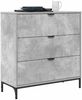 vidaXL Sideboard Beton Grau 79,5 x 33 x 82 cm Holzwerkstoff 883437 Bild 3