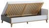Schubladenunterschrank Rimini 80x82cm HETTICH Vollauszug matt Farbe: RAL 1027 currygelb matt / weiß RI-D3A/80 Bild 3