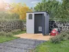 Vente-unique - NERIO Gartenhaus Harz GrauGrau - B 97 cm x H 175 cm x L 180 cm Bild 3