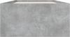 vidaXL Bettgestell Betongrau 75x190 cm Holzwerkstoff 3280982 Bild 4