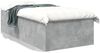 vidaXL Bettgestell Betongrau 75x190 cm Holzwerkstoff 3280982 Bild 2