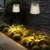 2er Set LED Solarlampe, Kunststoff rauch, Erdspieß, H 60cm Bild 3
