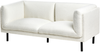 Beliani 'VORGOD' 2-Sitzer Sofa, Bouclé weiß, 180 x 84 x 76 cm Bild 5