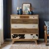 Wohnando Kommode Sideboard "Levi" aus Mangoholz, Western, Wohnzimmer, Kommode, 6 Schubladen, weiß braun, Schlafzimmer, Wohnzimmer, 80 x 70 x 30 cm Bild 2