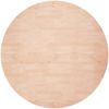 vidaXL Runde Tischplatte Ø60x1,5 cm Unbehandeltes Massivholz Eiche 342896 Bild 2
