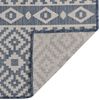 vidaXL Outdoor-Teppich Flachgewebe 120x170 cm Blau Gestreift 340837 Bild 2