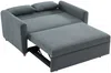 Schlafsofa 2-Sitzer AYLA - Stoff - Grau Bild 4