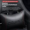 Dowinx Gaming-Stuhl Dowinx Luxuriöser Gaming Stuhl Ergonomisch aus PU Leder (Packung), Massage-Lendenstütze & Fußstütze, Verstellbarer Bürostuhl 90°-170° Bild 3