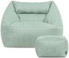 icon Sitzsack Sessel Outdoor mit Hocker „Natalia" (Spar-Set, 1 x Sitzsack-Sessel, 1 x Fußhocker), Sitzsack XXL, Made in Germany, für Erwachsene & Kinder, mit Füllung Bild 4