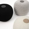 ENGLISH HOME Pouf Hocker | Rund Sitzpouf | Sitzhocker | Sitzpuff | Fußhocker | Strick Puff Hocker für Wohnzimmer, Schlafzimmer | Strickhocker Pouf Creme 37x50 cm Bild 3