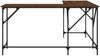 vidaXL Schreibtisch Braun Eichen-Optik 149x149x75 cm Holzwerkstoff 837586 Bild 4