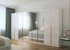 OTTO home Drehtürenschrank Kleiderschrank Kleiderschränke Schrank Garderobe AGORDO mit Glasfront (in zwei Griff-Farben, Breiten 91-405 cm) durchdachte Innenausstattung, in 8 Breiten und 2 Höhen MADE IN GERMANY Bild 2