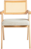 Esszimmerstuhl 2er Set AVA Holz Hellbraun Beige Bild 5