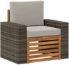 vidaXL Outdoor Mittelsofa Massivholz Akazie Natur 3438925 Bild 2