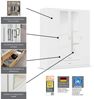 rauch Kleiderschrank Schrank Garderobe Ankleide GAMMA Breiten 91/136/181/226/271/315/360 cm (in 3 Ausstattungen BASIC/CLASSIC/PREMIUM (inkl. SOFT-CLOSE-Funktion) verschiedene Griff-Varianten, mit Spiegel TOPSELLER MADE IN GERMANY Bild 3