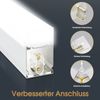 BarberPub Hexagon LED Garage Light, 30240LM 6500K Hexagon LED Beleuchtung für Werkstatt, Friseursalon, PVC Abdeckung 8 Grid, (LP008/nicht dimmbar) Bild 5