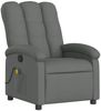 vidaXL Massagesessel Dunkelgrau Stoff 371740 Bild 3