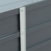Metall Blumenbeet Hochbeet 320x80x77 cm Grau Pflanzbeet Gemüsebeet Pflanzkasten Bild 4