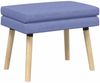 vidaXL Doppellagige Bank Jeans blau 60 x 40 x 46 cm Stoff 42038430 Bild 2