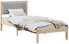 vidaXL Bettrahmen Hellgrau 80 x 200 cm Massives Kiefernholz 878149 Bild 3