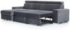 Ecksofa Schlafsofa NOLAN XS inkl. USB in Stoff Element Graphit Ottomane Links Bild 2