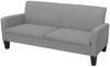 vidaXL 2-tlg. Sofagarnitur Stoff Hellgrau 278212 Bild 2