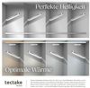 tectake Stehlampe Wohnzimmerlampe Prisma LED, 5 Lichtmodi, 12 W, dimmbar, LED, Moderne Stehlampe mit Schwanenhals für präzise Lichtausrichtung Bild 4
