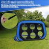 Clanmacy Fußballtor Fußballto mit Torwand Pop-Up Goal faltbar und tragbar 120 cm 1x Bild 3