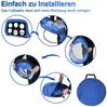 Clanmacy Fußballtor Fußballto mit Torwand Pop-Up Goal faltbar und tragbar 120 cm 1x Bild 4