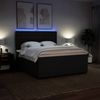 vidaXL Boxspringbett mit Matratze Schwarz 180x200 cm Stoff 3292883 Bild 5