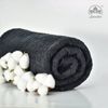 leevitex® Saunatuch Frottee XXL, (2-St), 80 x 200 cm, extra groß & saugfähig, Schwarz Bild 4