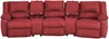Relaxsofa 3-Sitzer AROMA - Leder - Rot Bild 3